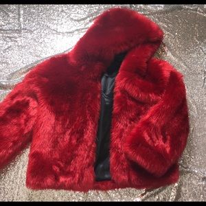 Red Fur Jacket
